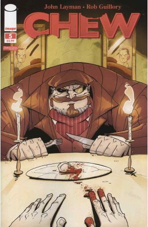 Chew 5 published by Image with cover art by Rob Guillory