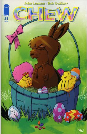 Chew 51 published by Image with cover art by Rob Guillory