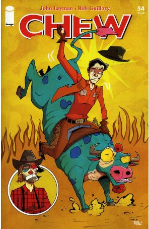 Chew 54 published by Image with cover art by Rob Guillory