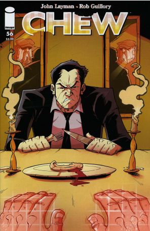 Chew 56 published by Image with cover art by Rob Guillory