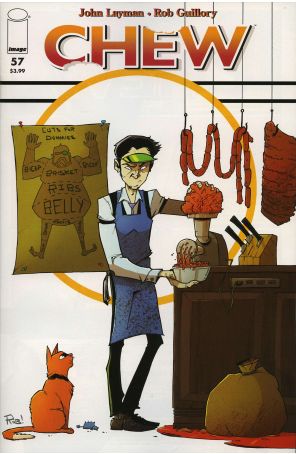 Chew 57 published by Image with cover art by Rob Guillory