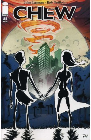 Chew 58 published by Image with cover art by Rob Guillory