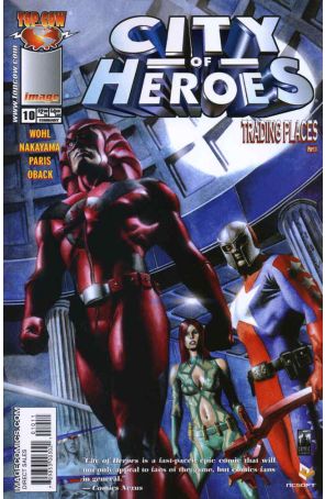 City of Heroes (Image) 10 published by Image with cover art by Rodolfo Migliari