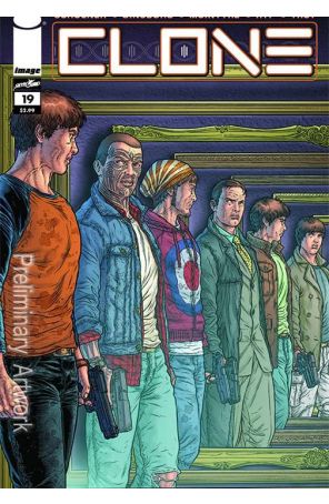 Clone 19 published by Image with cover art by Juan Jose Ryp