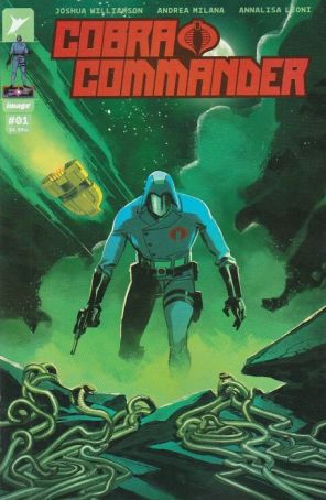 Cobra Commander 1A published by Image with cover art by Andrea Milana