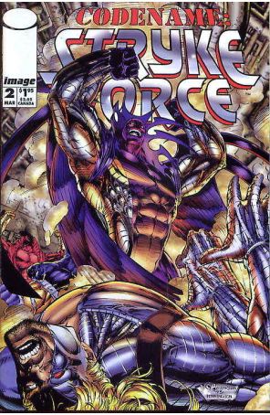 Codename: Stryke Force 2 published by Image with cover art by Brandon Peterson