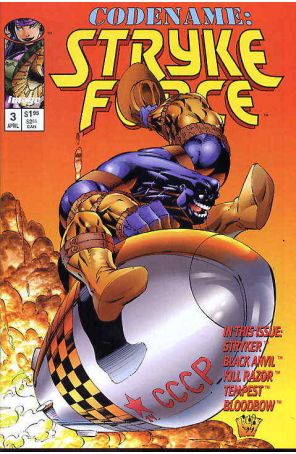 Codename: Stryke Force 3 published by Image with cover art by Brandon Peterson