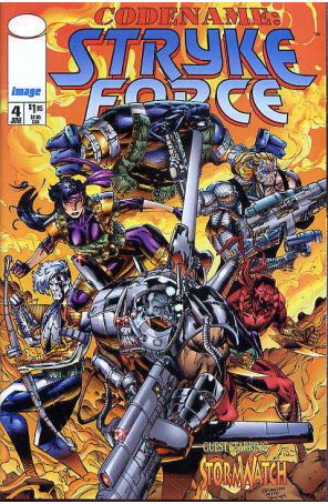 Codename: Stryke Force 4 published by Image with cover art by Brandon Peterson