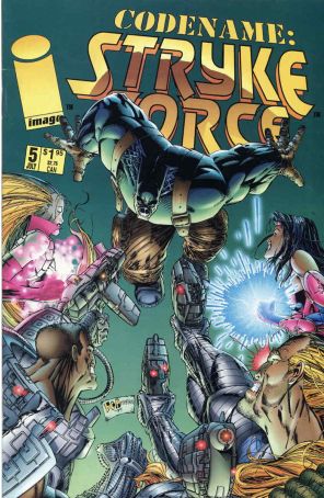 Codename: Stryke Force 5 published by Image with cover art by Brandon Peterson