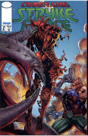 Codename: Stryke Force 7 published by Image with cover art by Brandon Peterson