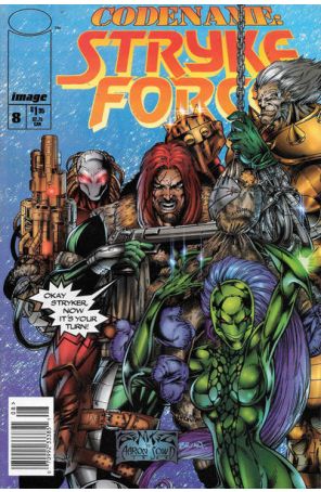 Codename: Stryke Force 8 (Newsstand) published by Image with cover art by Joe Benitez