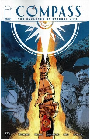 Compass (1st Series) 2 published by Image with cover art by Justin Greenwood