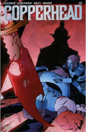 Copperhead 10 published by Image with cover art by Scott Godlewski