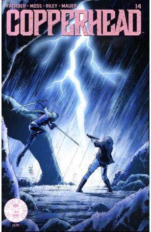 Copperhead 14 published by Image with cover art by Scott Godlewski