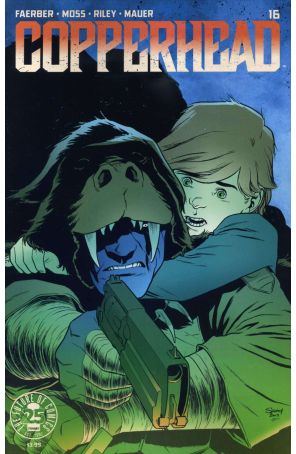 Copperhead 16 published by Image with cover art by Scott Godlewski