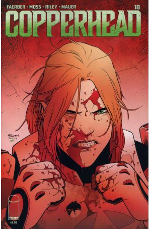 Copperhead 18 published by Image with cover art by Scott Godlewski