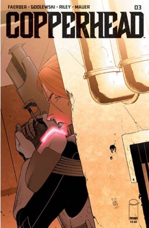 Copperhead 3 published by Image with cover art by Scott Godlewski