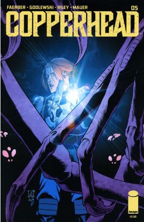 Copperhead 5 published by Image with cover art by Scott Godlewski