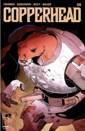 Copperhead 8 published by Image with cover art by Scott Godlewski