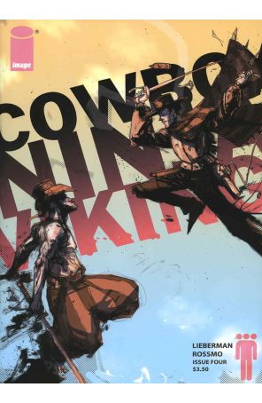 Cowboy Ninja Viking 4 published by Image with cover art by Riley Rossmo