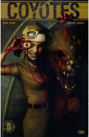 Coyotes 2 published by Image with cover art by Caitlin Yarsky