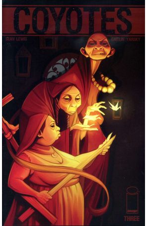Coyotes 3 published by Image with cover art by Caitlin Yarsky