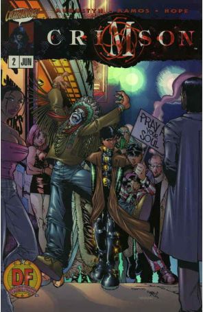 Crimson 2B published by Image with cover art by Humberto Ramos and Sandra Hope