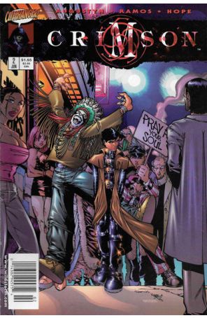 Crimson 2 (Newsstand) published by Image with cover art by Humberto Ramos and Sandra Hope