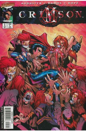 Crimson 5 published by Image with cover art by Humberto Ramos