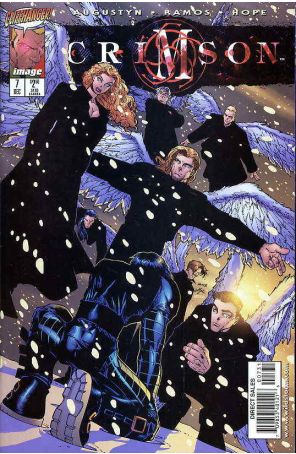 Crimson 7B published by Image with cover art by Humerto Ramos