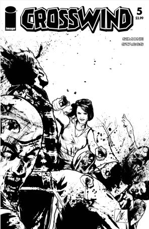Crosswind 5D published by Image with cover art by Cat Staggs