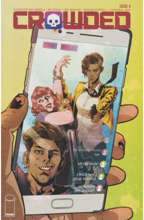 Crowded 4B published by Image with cover art by Claire Roe