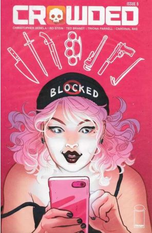 Crowded 5B published by Image with cover art by Paulina Ganucheau