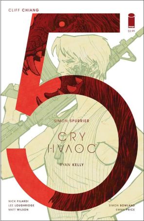 Cry Havoc 5B published by Image with cover art by Cliff Chiang