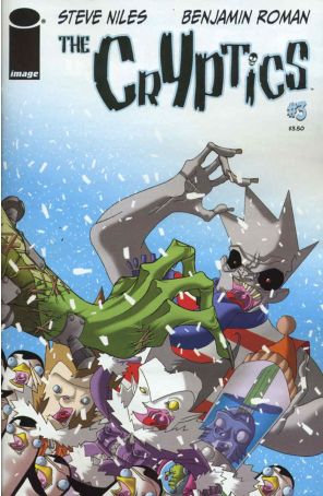 The Cryptics 3 published by Image with cover art by Benjamin Roman