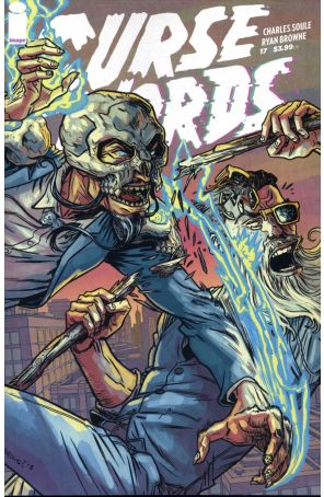 Curse Words 17A published by Image with cover art by Ryan Browne