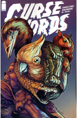 Curse Words 18A published by Image with cover art by Ryan Browne