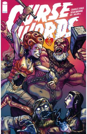 Curse Words 23A published by Image with cover art by Ryan Browne