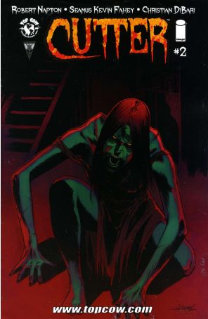 Cutter 2 published by Image with cover art by Chris Dibari