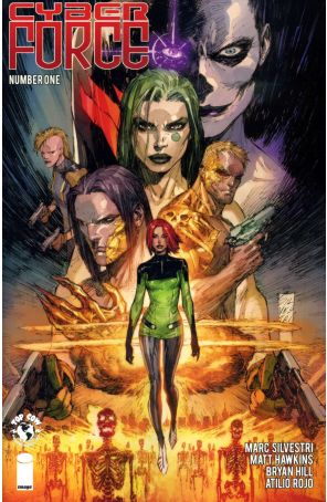 Cyber Force (5th Series) 1A published by Image with cover art by Marc Silvestri