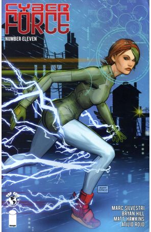 Cyber Force (5th Series) 11 published by Image with cover art by Raffaele Ienco