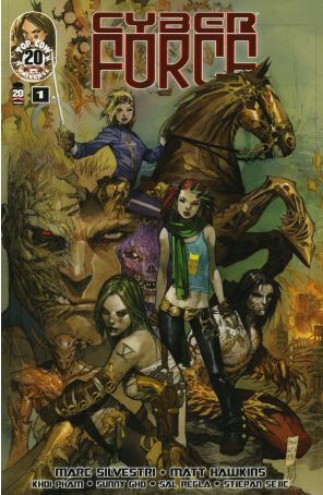 Cyber Force (Vol. 4) 1A published by Image with cover art by Marc Silvestri