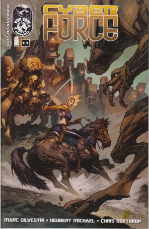 Cyber Force (Vol. 4) 11A published by Image with cover art by Marco Turini