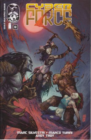 Cyber Force (Vol. 4) 9 published by Image with cover art by Marc Silvestri
