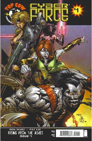 Cyberforce (3rd Series) 1C published by Image with cover art by David Finch