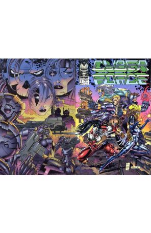 Cyberforce (Vol. 1) 1 published by Image with cover art by Marc Silvestri and Scott Williams