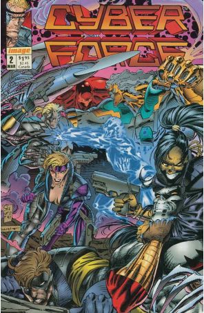 Cyberforce (Vol. 1) 2 published by Image with cover art by Marc Silvestri