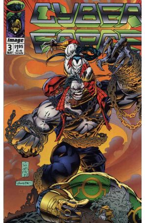 Cyberforce (Vol. 1) 3 published by Image with cover art by Marc Silvestri