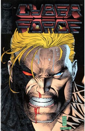 Cyberforce (Vol. 1) 4 published by Image with cover art by Marc Silvestri