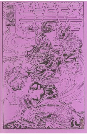 Cyberforce (Vol. 1) Ashcan 3 published by Image with cover art by Marc Silvestri